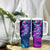 Space Skull Tumbler With Handle Skeleton Color Neon Paint On Space - Wonder Print Shop