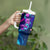 Space Skull Tumbler With Handle Skeleton Color Neon Paint On Space - Wonder Print Shop