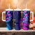 Space Skull Tumbler With Handle Skeleton Color Neon Paint On Space - Wonder Print Shop