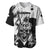 Black Joke Skull Baseball Jersey Spade Ace Grunge Art - Wonder Print Shop