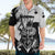 Black Joke Skull Hawaiian Shirt Spade Ace Grunge Art - Wonder Print Shop