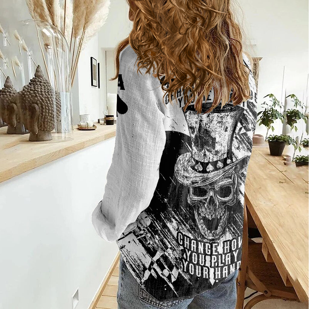 black-joke-skull-women-casual-shirt-spade-ace-grunge-art