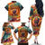 Skull Flaming Family Matching Off Shoulder Long Sleeve Dress and Hawaiian Shirt I Can Fix Stupid But It's Gonna Hurt - Wonder Print Shop