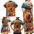 Skull Flaming Family Matching Off Shoulder Maxi Dress and Hawaiian Shirt I Can Fix Stupid But It's Gonna Hurt - Wonder Print Shop