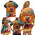 Skull Flaming Family Matching Off Shoulder Short Dress and Hawaiian Shirt I Can Fix Stupid But It's Gonna Hurt - Wonder Print Shop