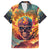 Skull Flaming Hawaiian Shirt I Can Fix Stupid But It's Gonna Hurt - Wonder Print Shop