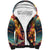 Skull Flaming Sherpa Hoodie I Can Fix Stupid But It's Gonna Hurt - Wonder Print Shop