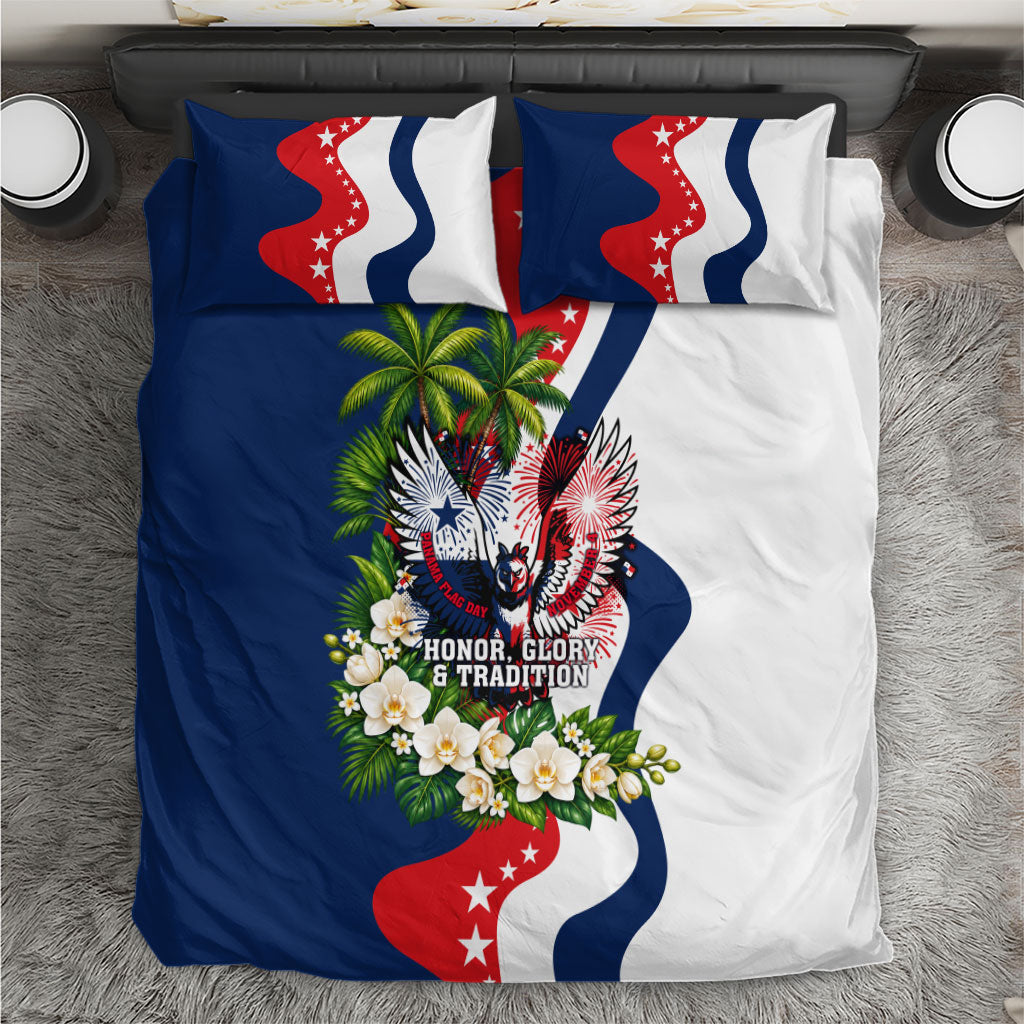 Panama Flag Day Bedding Set Patriotic Eagle Flag Heritage Honor Glory Tradition