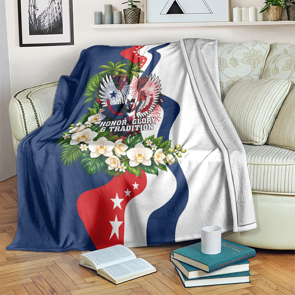 Panama Flag Day Blanket Patriotic Eagle Flag Heritage Honor Glory Tradition