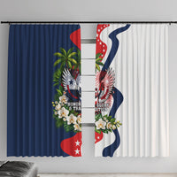 Panama Flag Day Window Curtain Patriotic Eagle Flag Heritage Honor Glory Tradition