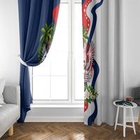 Panama Flag Day Window Curtain Patriotic Eagle Flag Heritage Honor Glory Tradition