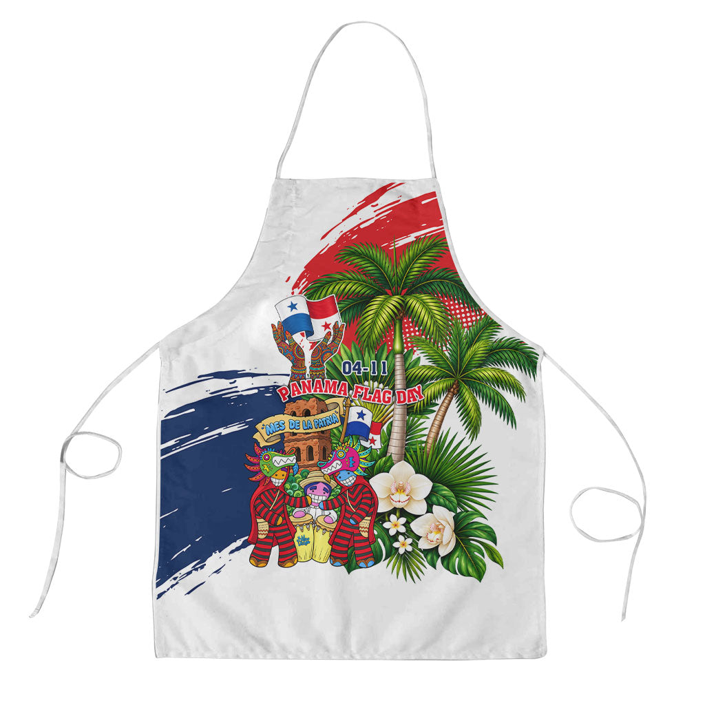 Panama Flag Day Apron Dia De La Bandera Mes De La Patria Tropical Patriotic