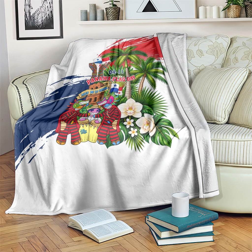Panama Flag Day Blanket Dia De La Bandera Mes De La Patria Tropical Patriotic