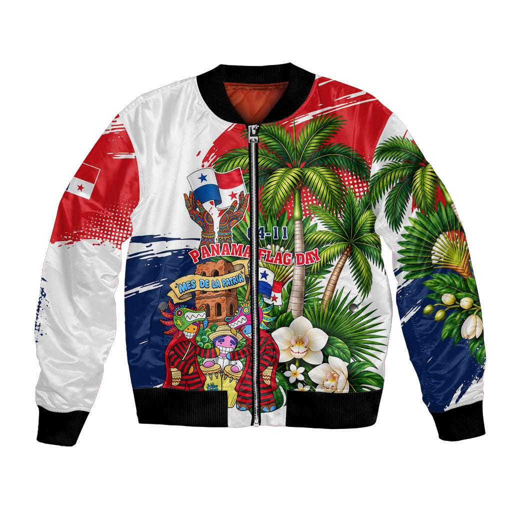 Panama Flag Day Bomber Jacket Dia De La Bandera Mes De La Patria Tropical Patriotic