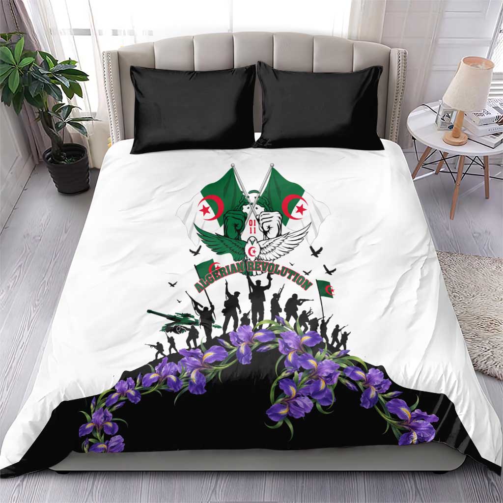 Algeria Revolution Day Bedding Set Algerian Flag Patriot - Glorious Martyrs