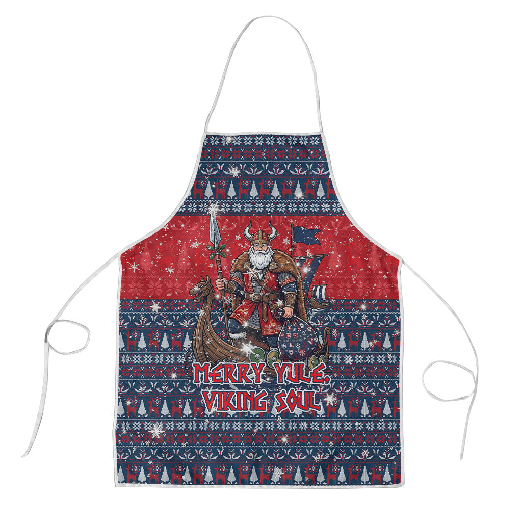 Viking Merry Christmas Yule Soul Apron Norse Mythology Nordic Warrior Longship