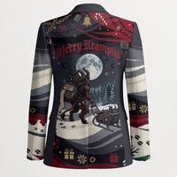 Keep Krampus In Christmas Blazer Gothic Dark Horror Mythical Creature Xmas Art