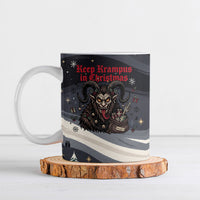 Keep Krampus In Christmas Ceramic Mug Gothic Dark Horror Mythical Creature Xmas Art