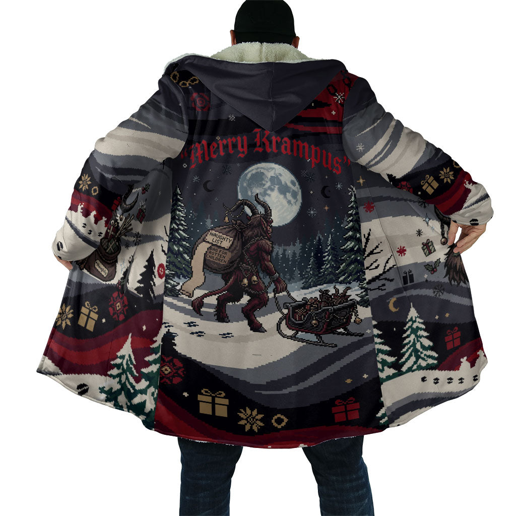 Keep Krampus In Christmas Cloak Gothic Dark Horror Mythical Creature Xmas Art
