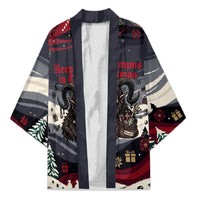 Keep Krampus In Christmas Kimono Gothic Dark Horror Mythical Creature Xmas Art