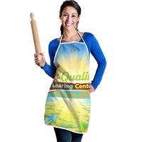 Quality Learning Center Apron Funny Day Care Bright and Playful Branded