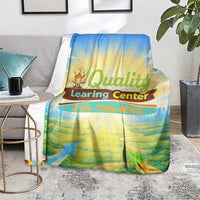Quality Learning Center Blanket Funny Day Care Bright and Playful Branded