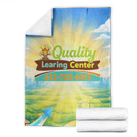 Quality Learning Center Blanket Funny Day Care Bright and Playful Branded