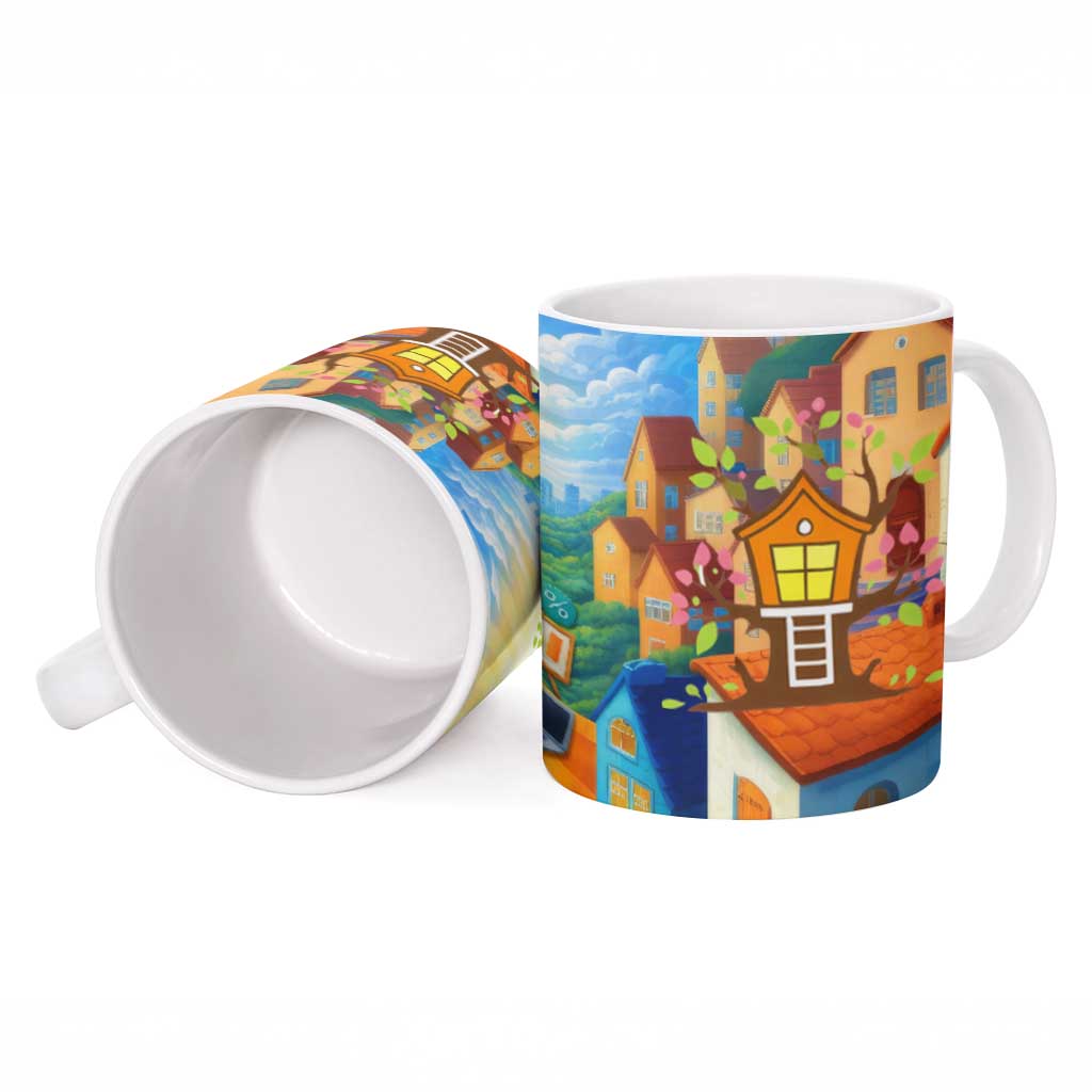 Quality Learning Center Ceramic Mug Funny Day Care Bright and Playful Branded