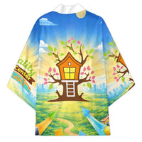 Quality Learning Center Kimono Funny Day Care Bright and Playful Branded