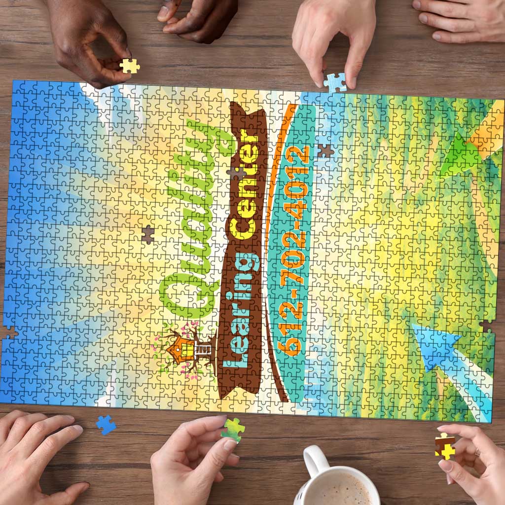 Quality Learning Center Puzzle Funny Day Care Bright and Playful Branded