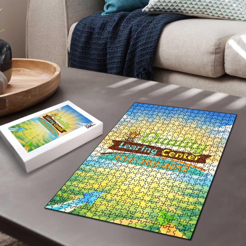 Quality Learning Center Puzzle Funny Day Care Bright and Playful Branded