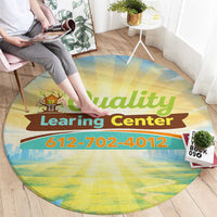Quality Learning Center Round Carpet Funny Day Care Bright and Playful Branded