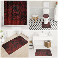 Fenrir Norse Wolf Bathroom Set Viking Runic Celtic Knot Dark Art