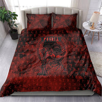 Fenrir Norse Wolf Bedding Set Viking Runic Celtic Knot Dark Art