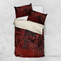 Fenrir Norse Wolf Bedding Set Viking Runic Celtic Knot Dark Art