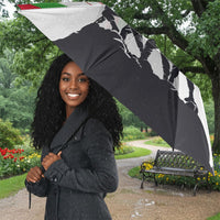 Malawi Independence Day Umbrella Patriotic Flag Design Soldier Silhouette