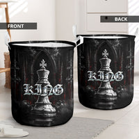 King Chess Piece Laundry Basket Dark Gothic Fantasy Board Game Art