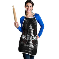 King Chess Piece Apron Dark Gothic Fantasy Board Game Art