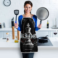 King Chess Piece Apron Dark Gothic Fantasy Board Game Art