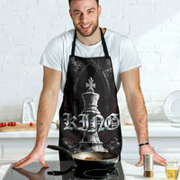 King Chess Piece Apron Dark Gothic Fantasy Board Game Art
