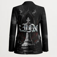 King Chess Piece Blazer Dark Gothic Fantasy Board Game Art