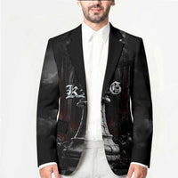 King Chess Piece Blazer Dark Gothic Fantasy Board Game Art