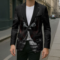 King Chess Piece Blazer Dark Gothic Fantasy Board Game Art