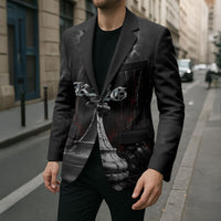 King Chess Piece Blazer Dark Gothic Fantasy Board Game Art
