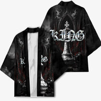 King Chess Piece Kimono Dark Gothic Fantasy Board Game Art