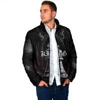 King Chess Piece Padded Jacket Dark Gothic Fantasy Board Game Art
