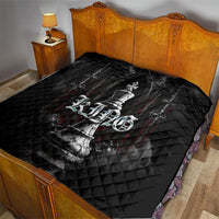 King Chess Piece Quilt Dark Gothic Fantasy Board Game Art