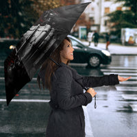 King Chess Piece Umbrella Dark Gothic Fantasy Board Game Art