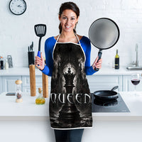 Chess Queen Apron Strategic Board Game Gothic Dark Fantasy