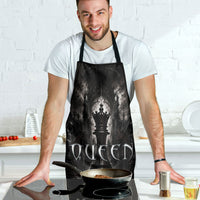 Chess Queen Apron Strategic Board Game Gothic Dark Fantasy